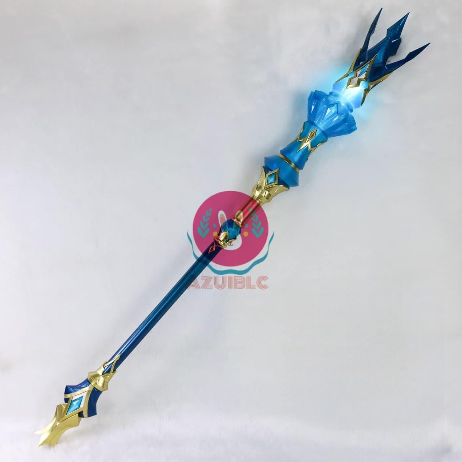 納品【Azuiblc】 崩壊  スターレイル ケリュドラ 光る 杖 3Dプリント 95cm PLA 発光 4つ割り ステッキ 武器 コスプレ道具Cosplay コレクション グッズ コスプレ小物 - Azuiblc