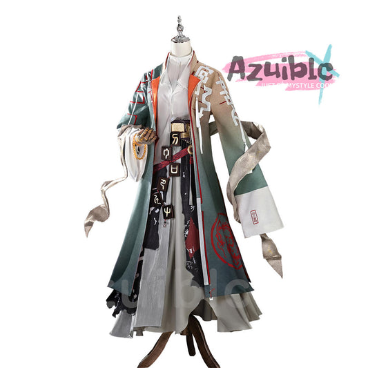 Azuiblc Arknights Jie Cosplay Costume - Limited Edition 2026 - Event - With Horns - Suitable for Halloween Stage