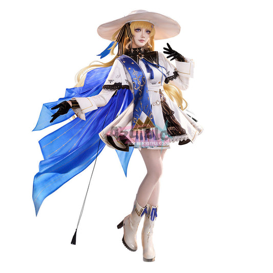 Azuiblc Wuthering Waves Phoebe Cosplay with Hat Alloy Parts for Events and Halloween
