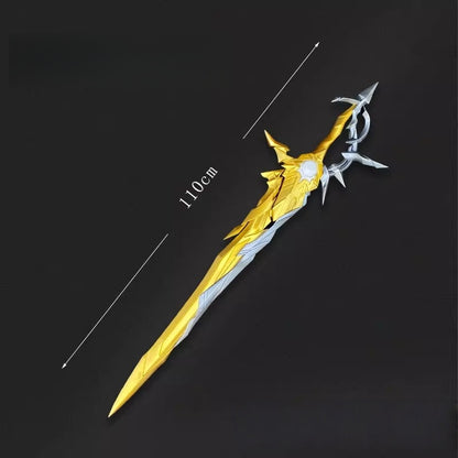 Azuiblc 崩壊スターレイル ファイノン 剣 PU製110cm 金銀塗装 立体造型 コスプレ武器 武器 PU製  武器 コスプレ道具 - Azuiblc