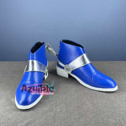 Azuiblc JoJo's Bizarre Adventure Jonathan Joestar Shoes Cosplay Prop Event Footwear