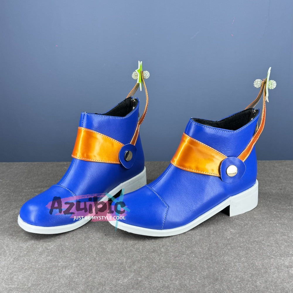 Azuiblc JoJo's Bizarre Adventure Jonathan Joestar Shoes Cosplay Prop Event Footwear