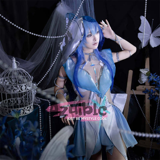 Azuiblc　鳴潮　ショアキーパー 　ワンピース　黒海岸　コスプレ衣装　Shorekeeper　礼服　イベント　Azf17 - Azuiblc