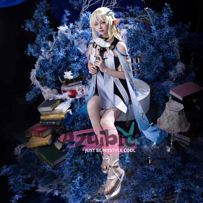 Azuiblc　鳴潮　カルテジア　コスプレ衣装　フルールドリス　ワンピース　礼服　戦闘服　イベントAzf15 - Azuiblc