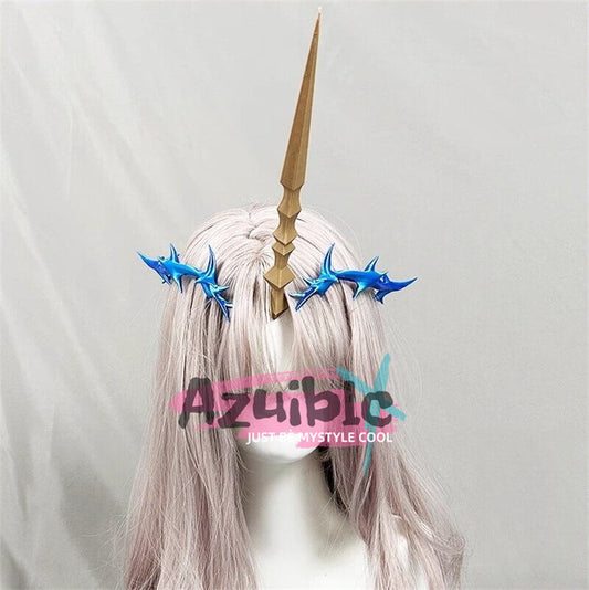 Azuiblc 鳴潮 カルテジア コスプレ道具　フルールドリス　髪飾り　アクセサリー　3d樹脂プリント　小物Azd15 - Azuiblc