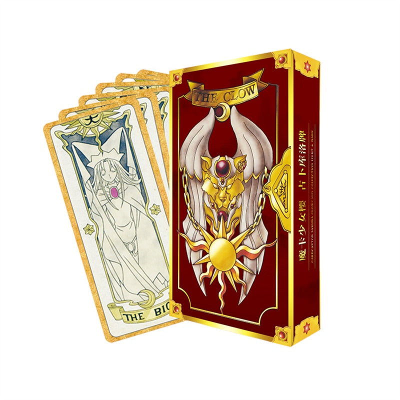 Azuiblc  クロウカード さくらカード クリアカード カードキャプターさくら コスプレ 道具 小物 中国並行輸入品 コレクション Collection 卓上 タロットカード 遊び 占いカード 誕生日 プレゼント 魔法少女 ピンク色 木之本桜 アニメ 萌えグッズ クリスマスプレゼント - Azuiblc