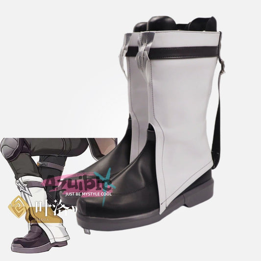 Azuiblc Genshin Impact Iluga Boots Shoes Cosplay Boots Event Stage Halloween