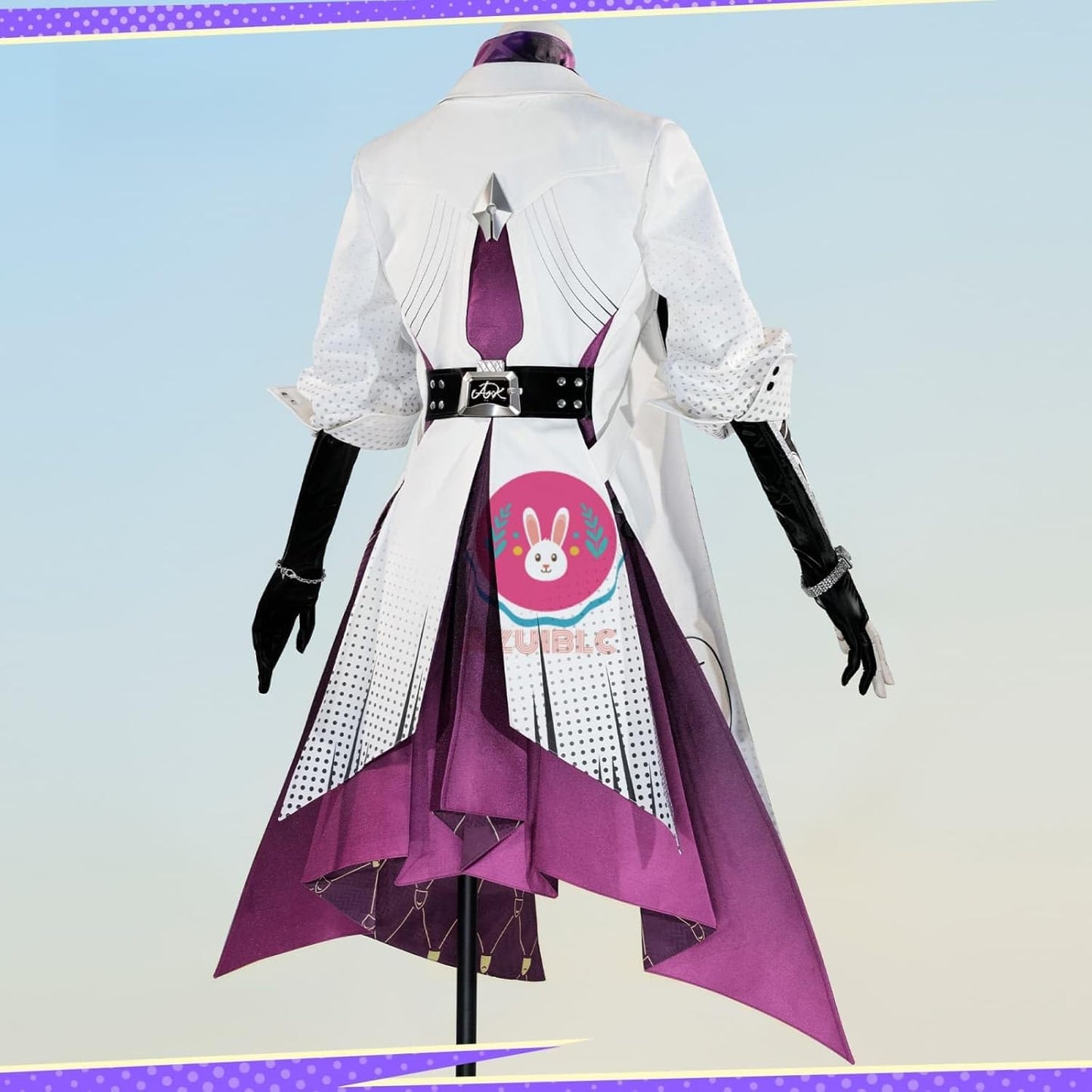 [Azuiblc] Honkai Star Rail - Kyocho Cosplay Costume - Stellie - With Beret, Glasses, Metal Accessories - Cosplay Dress - Everyday Wear - Costume Set - Cosplay