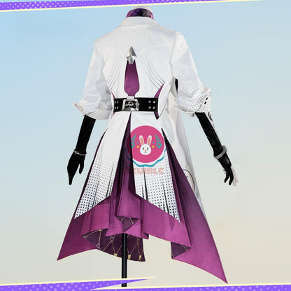 [Azuiblc] Honkai Star Rail - Kyocho Cosplay Costume - Stellie - With Beret, Glasses, Metal Accessories - Cosplay Dress - Everyday Wear - Costume Set - Cosplay