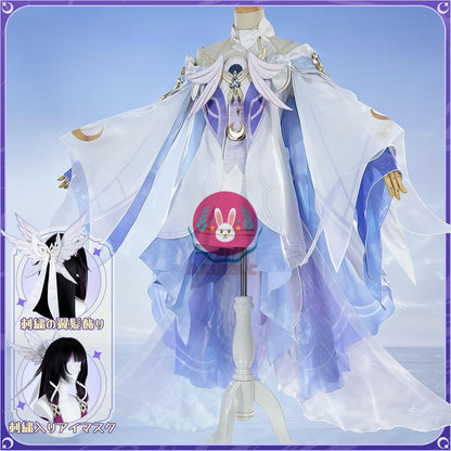 【Azuiblc】原神 少女 コロンビーナ コスプレ 衣装 金属アクセサリー コスチュームセット グッズ cosplay - Azuiblc