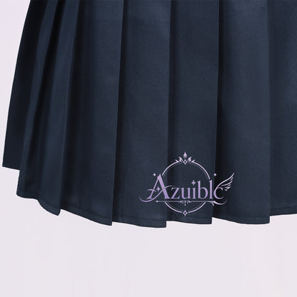 Azuiblc　乙女怪獣キャラメリゼ 　 赤石黒絵 　コスプレ衣装　高校生服　ワンピース＋ケープ　ユニフォーム　セーラー服