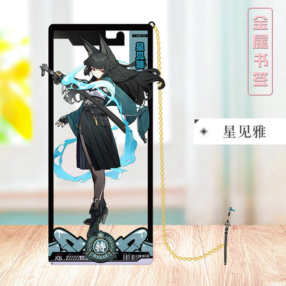 Azuiblc ゼンレスゾーンゼロ 栞　ビビアン　トリガー　0号アンビー　金属製　お礼　邪兎屋　おもちゃ　ゼンゼロ／ZZZ　萌えグッズ - Azuiblc