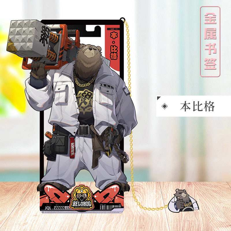 Azuiblc ゼンレスゾーンゼロ 栞　ビビアン　トリガー　0号アンビー　金属製　お礼　邪兎屋　おもちゃ　ゼンゼロ／ZZZ　萌えグッズ - Azuiblc
