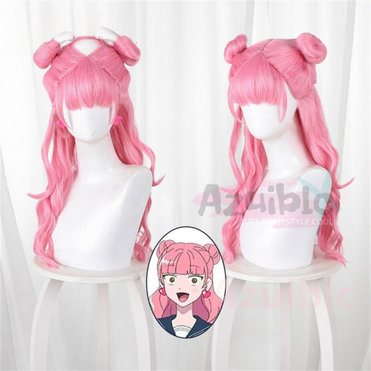 Azuiblc The Guy I Adore Is Totally Different From Me Suzuki Miyu Wig Pink Wig 60cm Cosplay Wig Event