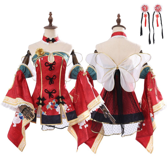 Azuiblc Love Live! Sunshine!! Kurosawa Dia Cosplay Costume Christmas Dress Stage Outfit LoveLive!Sunshine!! Costume