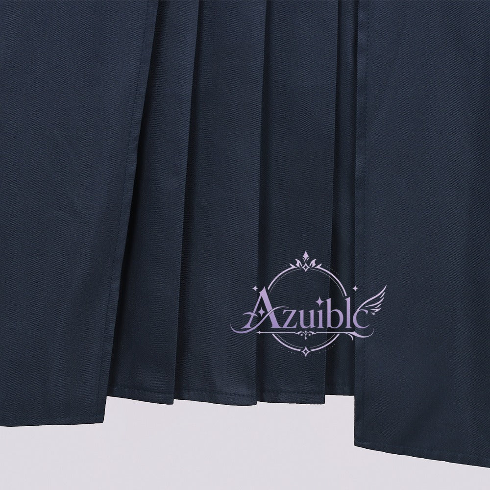 Azuiblc　乙女怪獣キャラメリゼ 　 赤石黒絵 　コスプレ衣装　高校生服　ワンピース＋ケープ　ユニフォーム　セーラー服