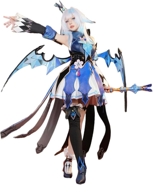 Azuiblc　崩壊スターレイル　ケリュドラ 光る王冠付き 金属　Honkai: Star Rail　 Cerydra　コスプレ衣装 アクセサリー Honkai: Star Rail　コスチュームセット 女王様 崩壊　cosplay - Azuiblc