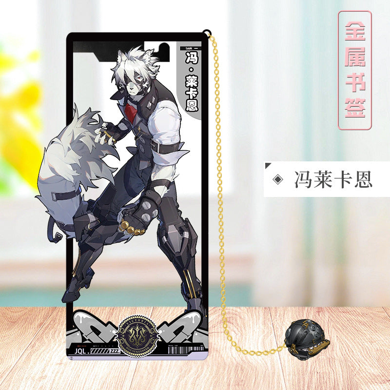 Azuiblc ゼンレスゾーンゼロ 栞　ビビアン　トリガー　0号アンビー　金属製　お礼　邪兎屋　おもちゃ　ゼンゼロ／ZZZ　萌えグッズ - Azuiblc