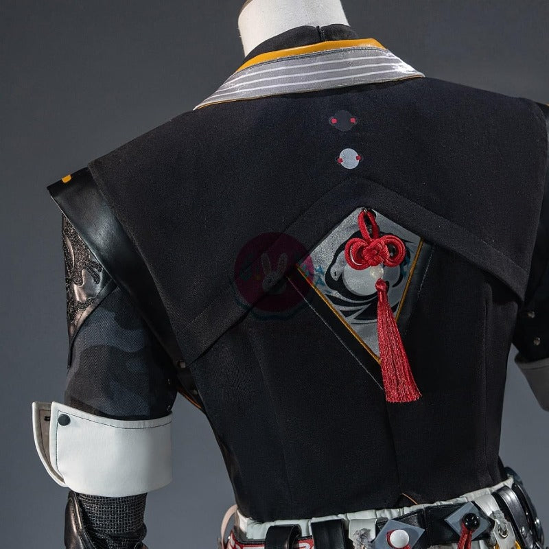 【Azuiblc】ゼンゼロ 葉釈淵 悪夢に縛られし者 コスプレ衣装 黒 尻尾追加　コスチュームセット cosplay - Azuiblc