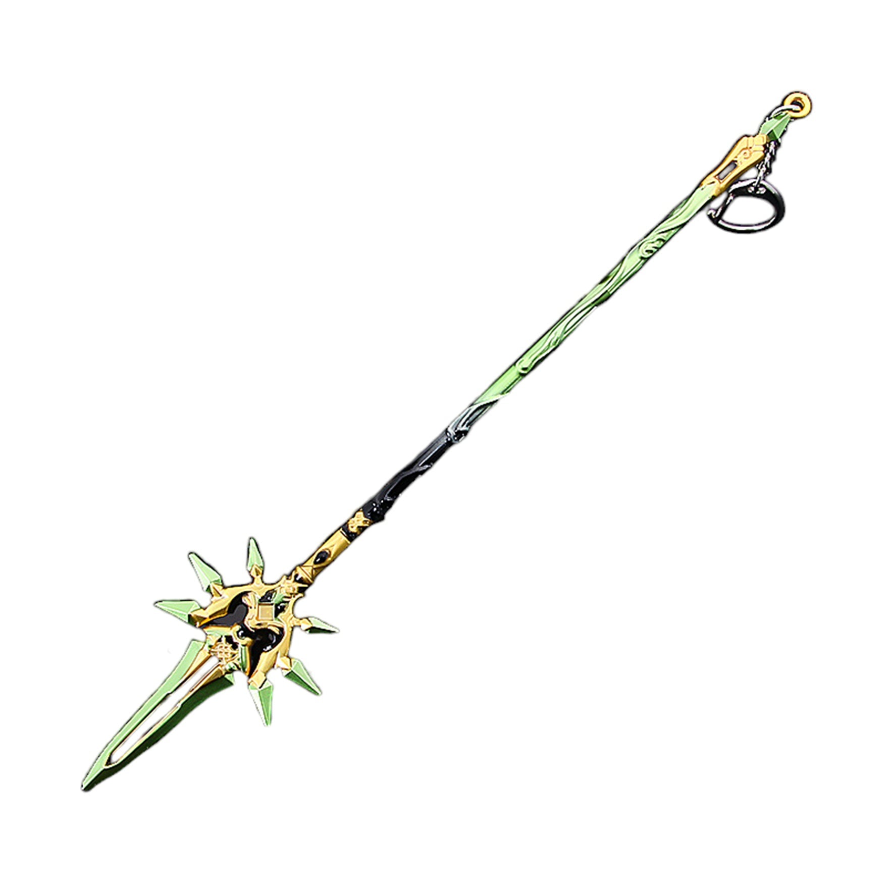 Azuiblc  　限定割引活動　原神　ミニチュア　22cm　ミニ武器　ダイキャスト製　おもちゃ　手遊び　武器ファン向け　装備品　キーホルダー - Azuiblc