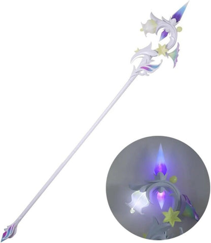 Azuiblc原神 げんしん ルミドゥースの挽歌 光る 槍 エミリエ PVC製 刀 長柄 モチーフ 武器 コスプレ道具 Cosplay 道具 190cm グッズ コスプレ小物 アニメ - Azuiblc