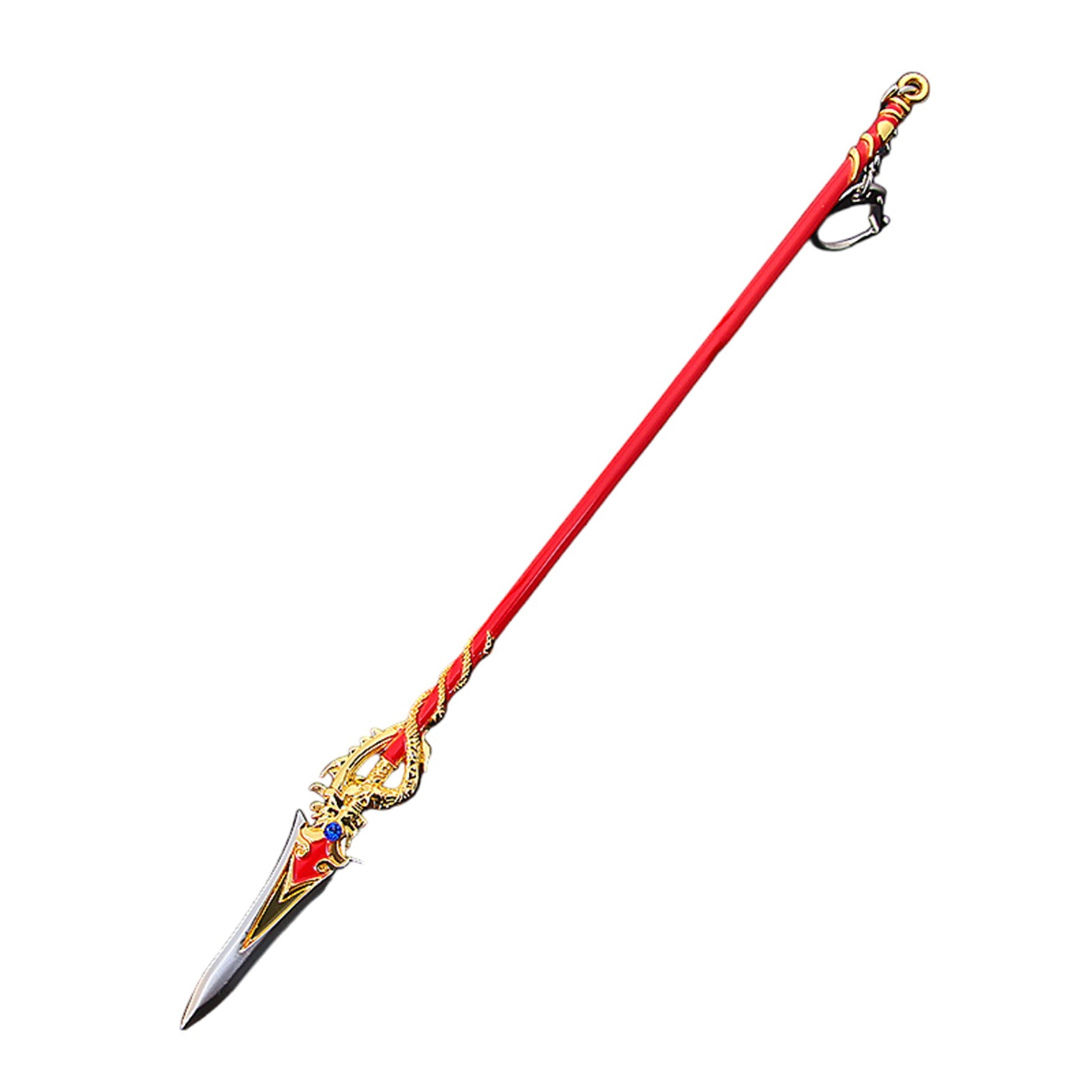 Azuiblc  　限定割引活動　原神　ミニチュア　22cm　ミニ武器　ダイキャスト製　おもちゃ　手遊び　武器ファン向け　装備品　キーホルダー - Azuiblc