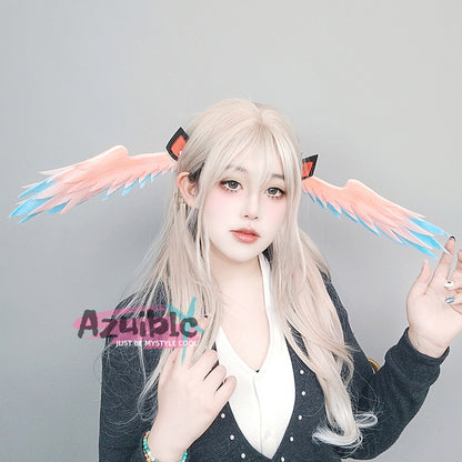 Azuiblc　原神　リンネア　ヘアアクセ　髪飾　羽飾　萌えグッズ　イベントハロウィン　コスプレ小道具