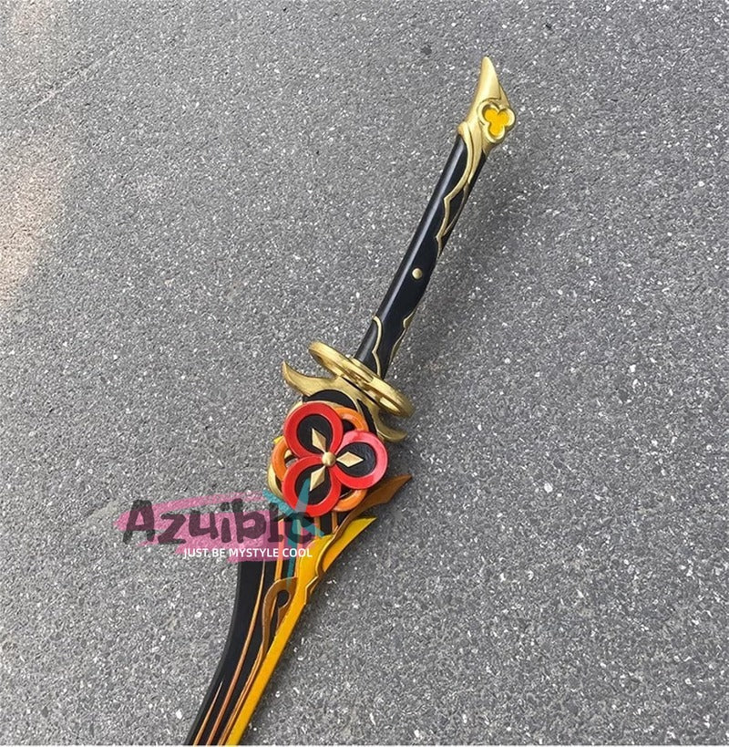 Azuiblc 原神 有楽御簾切 千織 片手剣  106CM 武器 PU製 剣 刀 武器 コスプレ道具  コスプレ小物 cosplayAzd19 - Azuiblc