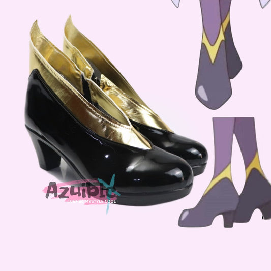 Azuiblc Detective Precure Ruruka Moria Cosplay Props Shoes Pumps Cure Arcana Shadow Boots Event Halloween