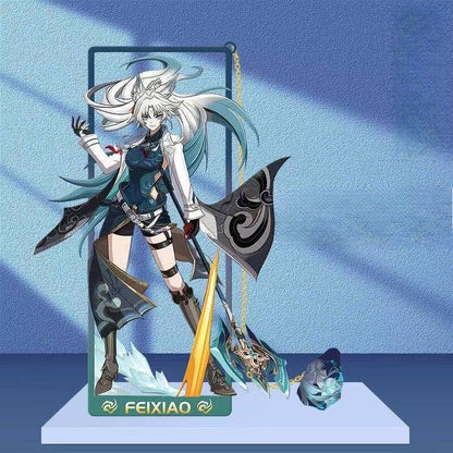 Azuiblc 崩壊スターレイル 　アナイクス　栞　9cm　キャストリス　ヒアンシー　サフェル　金属製　おもちゃ　萌えグッズ - Azuiblc