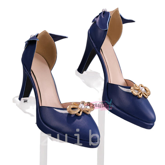 Azuiblc Honkai Star Rail Ruan Mei Snow Plum on Paper Cosplay Shoes Sandals