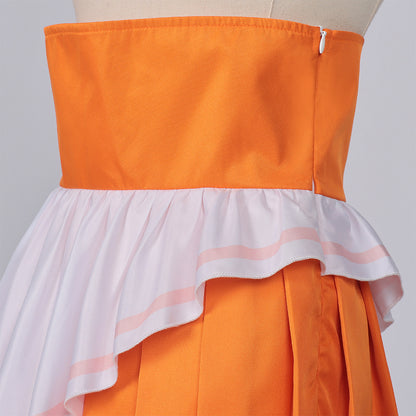 Azuiblc Super Kaguya-hime (Mami Isayama) Cosplay Costume - Isayama Cloak Included Full Set - Stage Wear, Performance Wear, High Quality