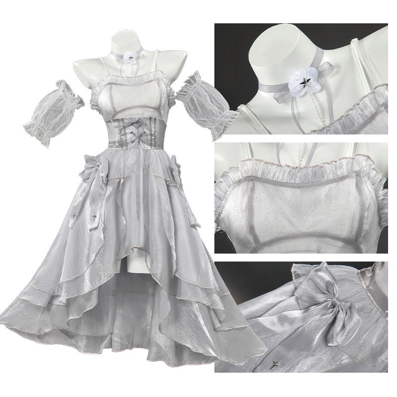 Azuiblc NIKKE Goddess of Victory: Nikke Cinderella Cosplay Costume Dress for Events and Parties