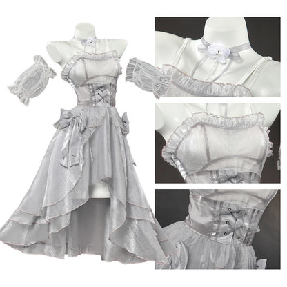 Azuiblc NIKKE Goddess of Victory: Nikke Cinderella Cosplay Costume Dress for Events and Parties