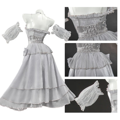 Azuiblc NIKKE Goddess of Victory: Nikke Cinderella Cosplay Costume Dress for Events and Parties