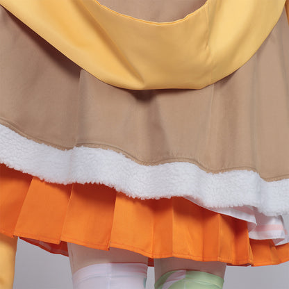 Azuiblc Super Kaguya-hime (Mami Isayama) Cosplay Costume - Isayama Cloak Included Full Set - Stage Wear, Performance Wear, High Quality