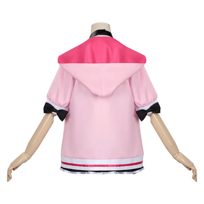 Azuiblc Super Kaguya Hime Noi Komazawa Cosplay Costume Sailor Suit Pink Black Onyx Costume Pro Gamer Team