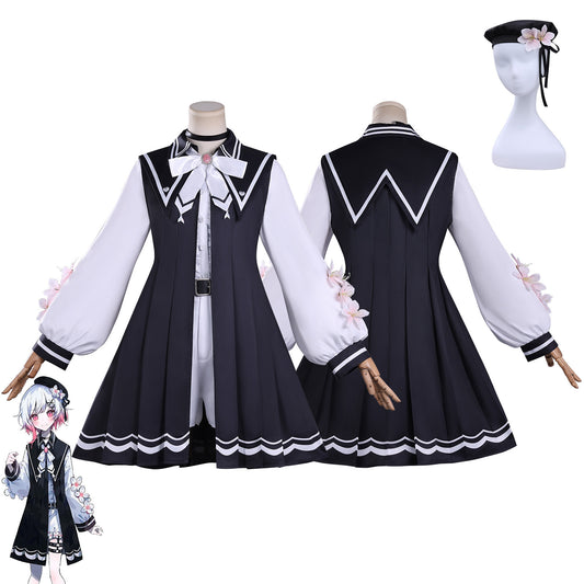 Azuiblc Magical Girl Witch Trial Ema Sakuraba Cosplay Costume Manosaba Stage Dress One-piece