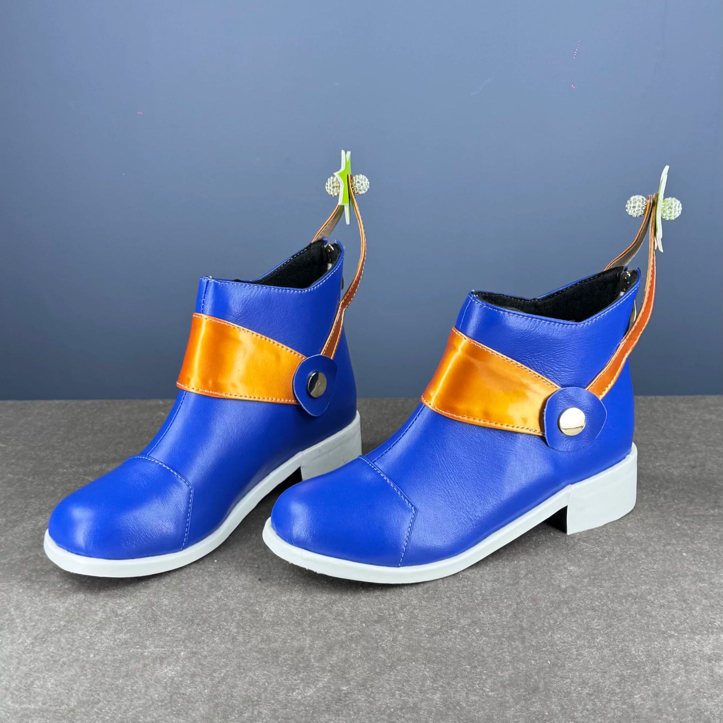 Azuiblc JoJo's Bizarre Adventure Jonathan Joestar Shoes Cosplay Prop Event Footwear
