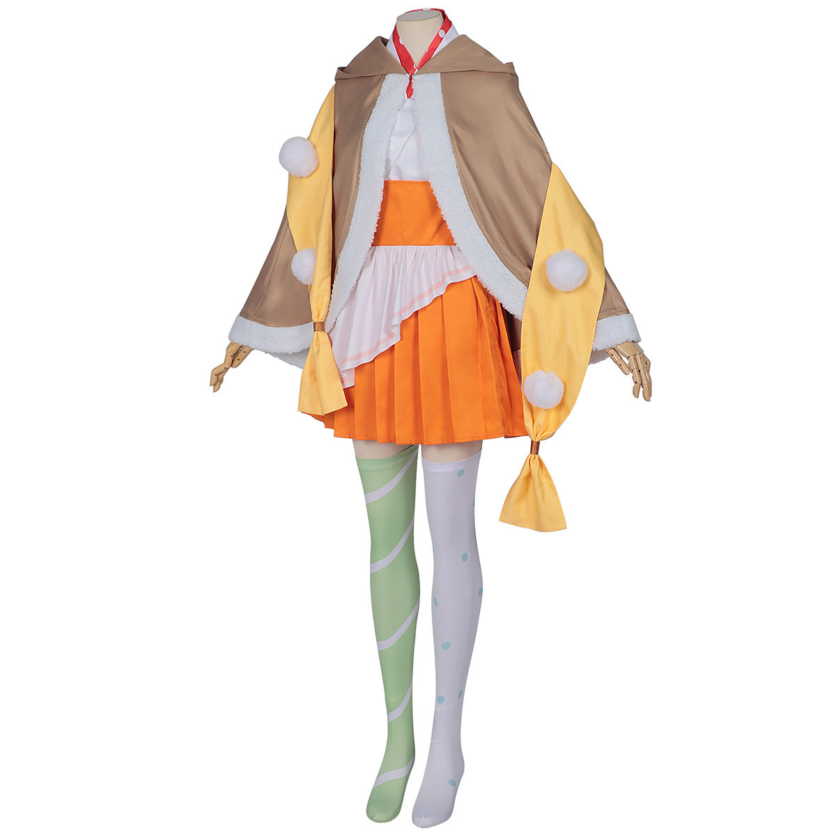 Azuiblc Super Kaguya-hime (Mami Isayama) Cosplay Costume - Isayama Cloak Included Full Set - Stage Wear, Performance Wear, High Quality