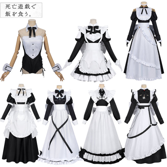 Delivery: Azuiblc - Living Off Death Game, Ghost, Aoi, Kokuto, Momono, Kureno - Maid Outfit, Death Game Costume, Event, Cosplay, Bunny Girl