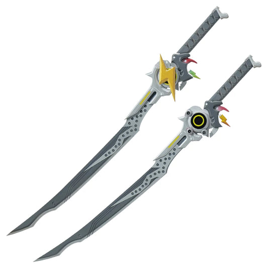 Azuiblc Zenless Zone Zero Zero Ambience Cosplay Prop Weapon Model Weapon Model 77cm 93cm Zenless Zone Zero Defense Force Silver Squad
