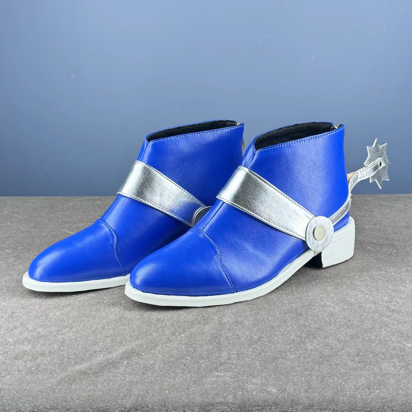 Azuiblc JoJo's Bizarre Adventure Jonathan Joestar Shoes Cosplay Prop Event Footwear