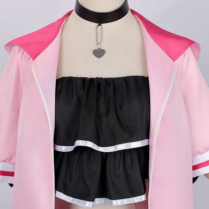 Azuiblc Super Kaguya Hime Noi Komazawa Cosplay Costume Sailor Suit Pink Black Onyx Costume Pro Gamer Team