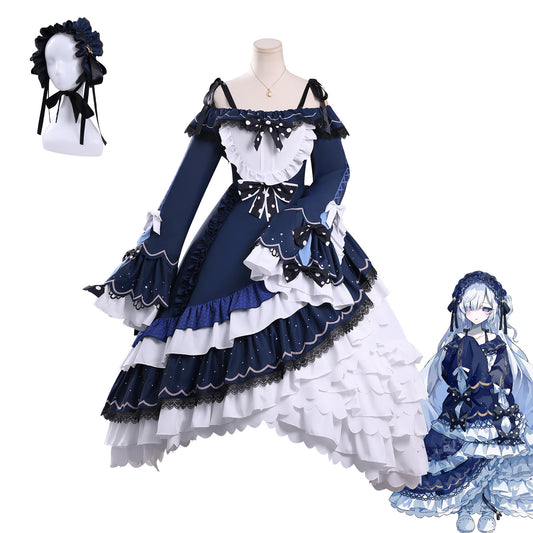 Azuiblc Magical Girl's Witch Trial Natsume Anan Cosplay Costume Dress Manosaba