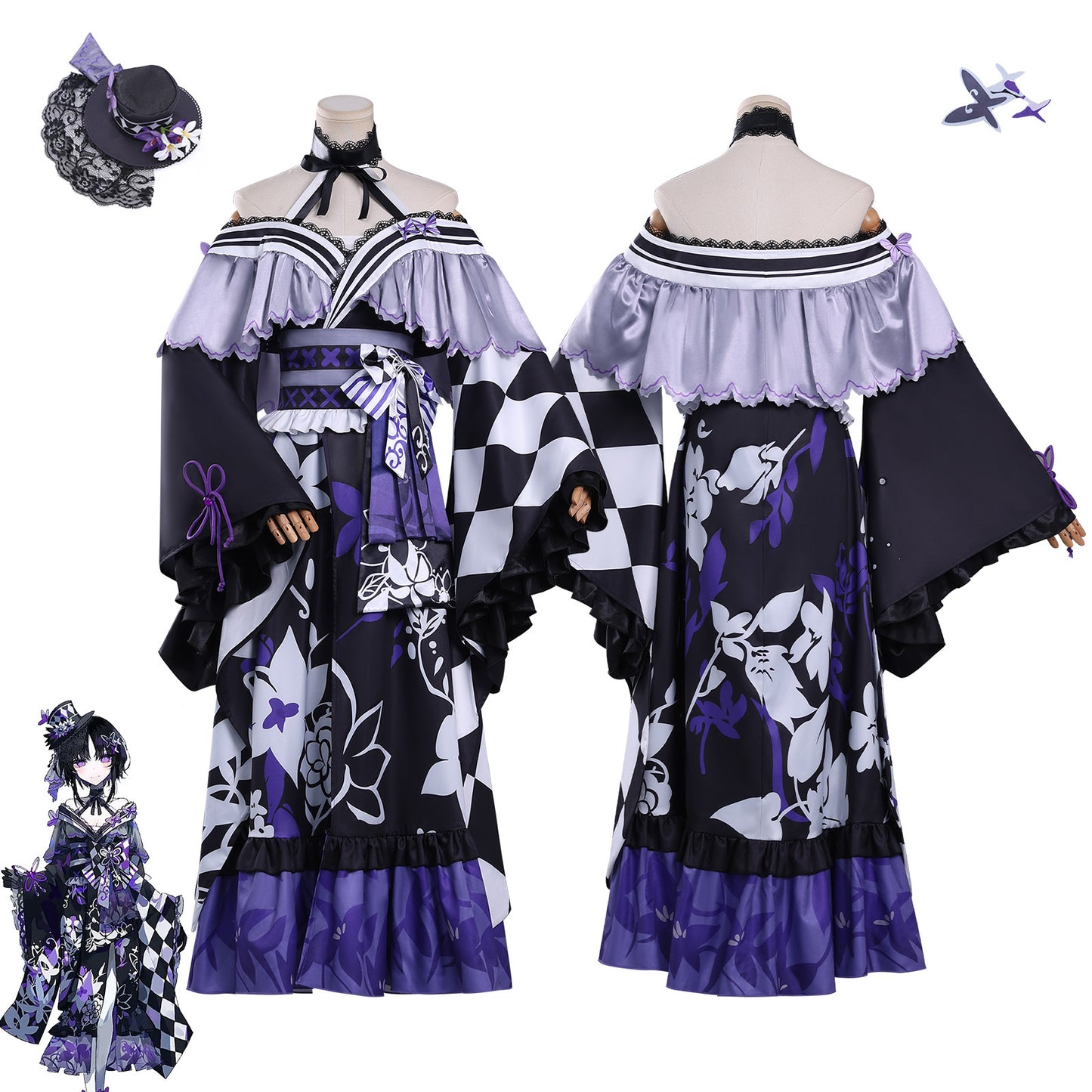 Azuiblc 魔法少女ノ魔女裁判 宝生マーゴ コスプレ衣装 まのさば 舞台服 ドレス ワンピース