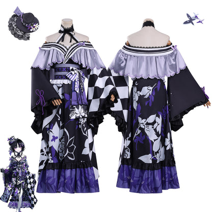 Azuiblc 魔法少女ノ魔女裁判 宝生マーゴ コスプレ衣装 まのさば 舞台服 ドレス ワンピース