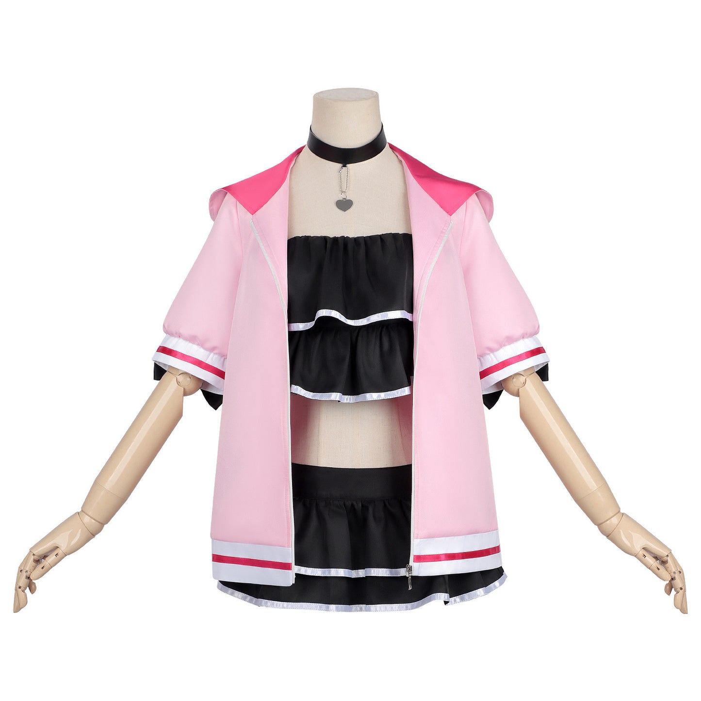 Azuiblc Super Kaguya Hime Noi Komazawa Cosplay Costume Sailor Suit Pink Black Onyx Costume Pro Gamer Team