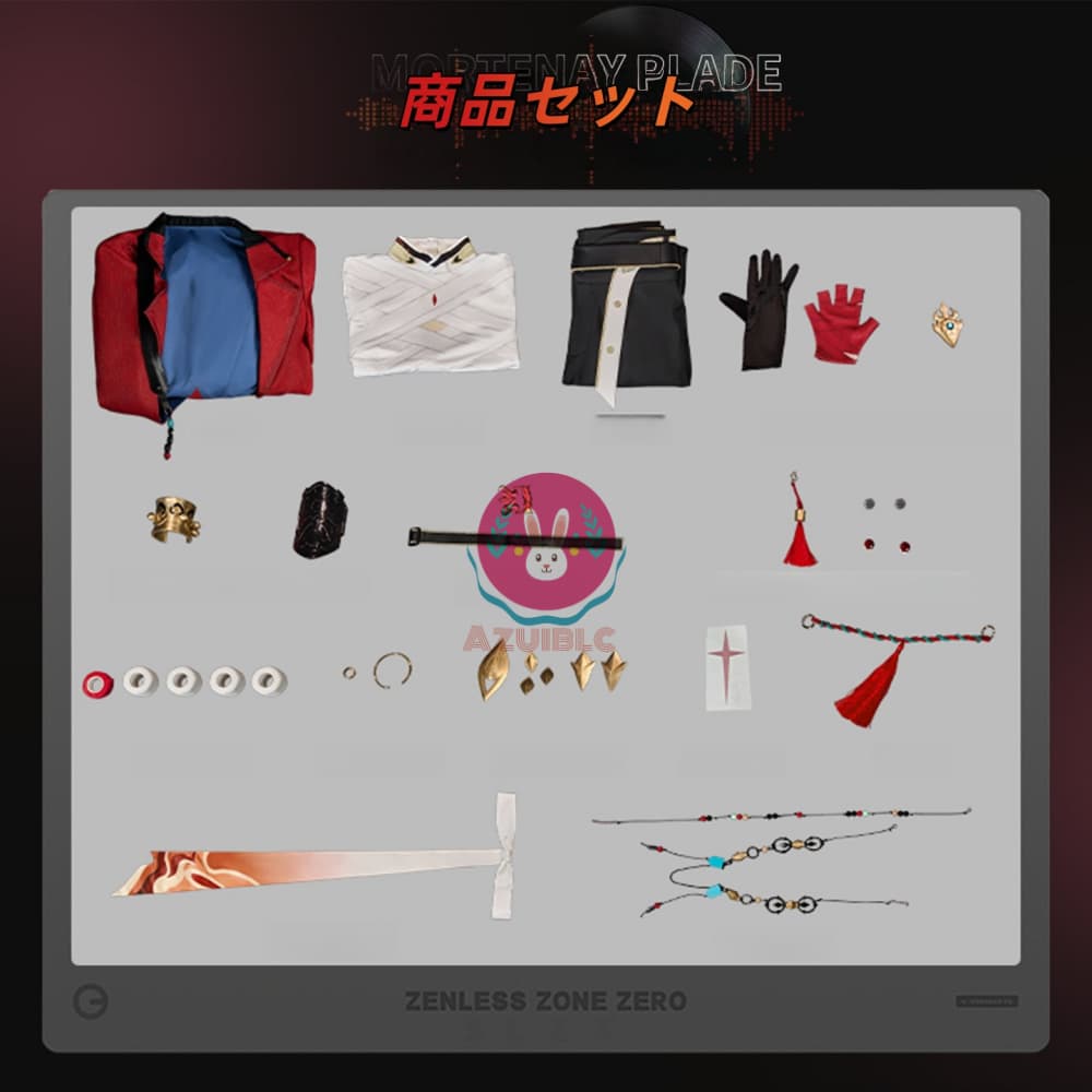 【Azuiblc】崩壊：スターレイル 千冶・刃 Mortenax Blade コスプレ衣装 3Dプリント コスチューム cosplay 舞台 イベント ウィッグ追加対応