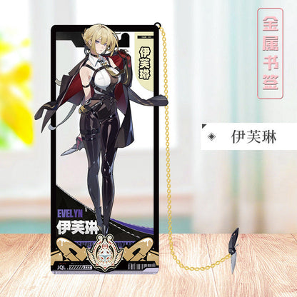 Azuiblc ゼンレスゾーンゼロ 栞　ビビアン　トリガー　0号アンビー　金属製　お礼　邪兎屋　おもちゃ　ゼンゼロ／ZZZ　萌えグッズ - Azuiblc